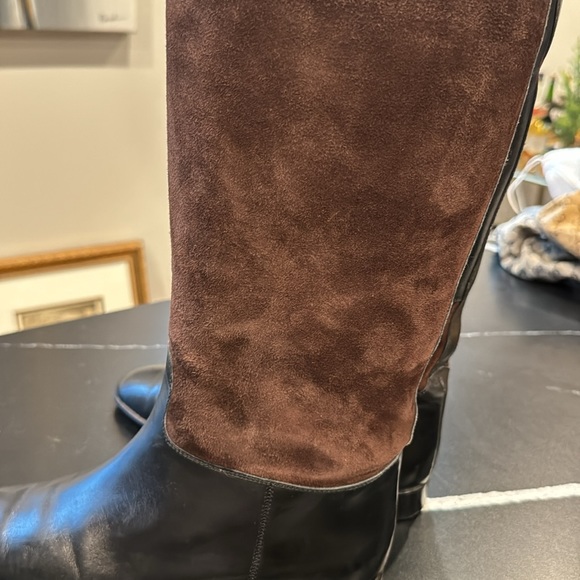 Gucci - Sz-9 Leather/Suede riding boots - Picture 11 of 12